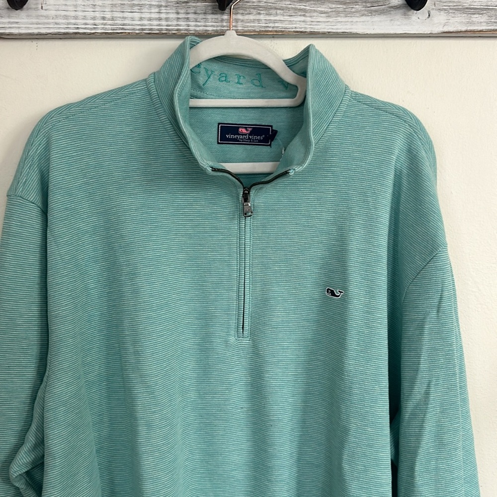 Vineyard Vines saltwater quarter zip pullover sweater